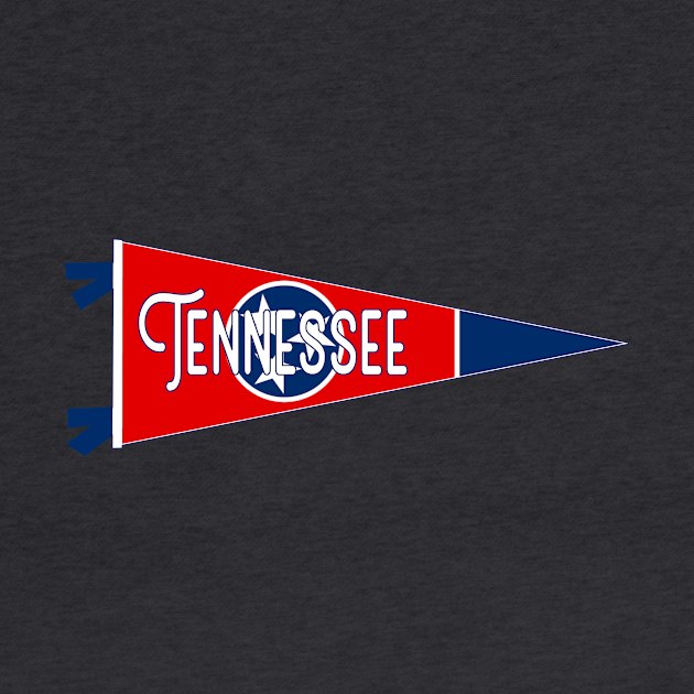 Tennessee Flag Pennant by zsonn